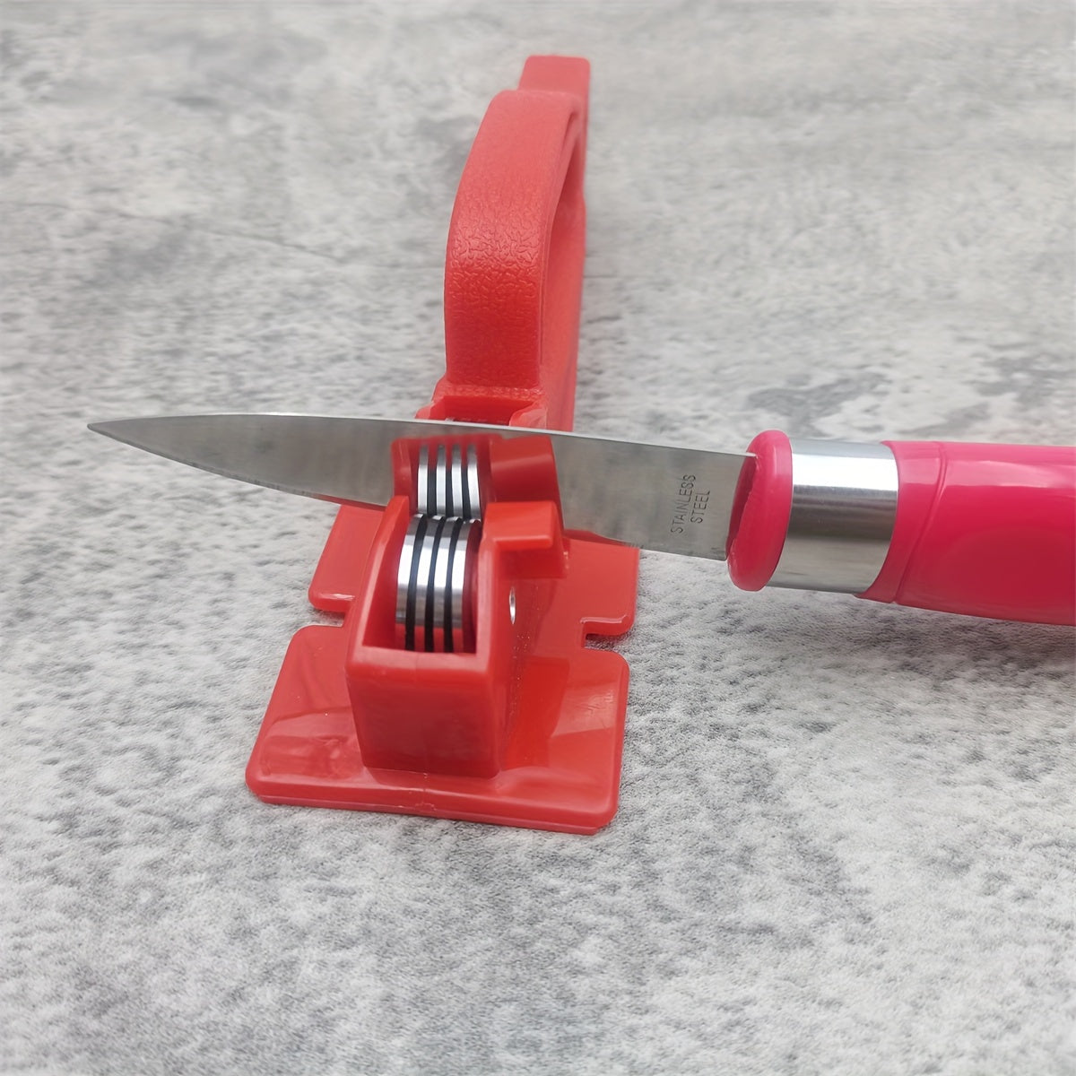 2pcs Kitchen Sharpener Manual Sharpening Tool Camping Party Use