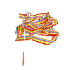 1pc Dance Ribbons Rainbow Ribbon Dancer Wand Rhythmic Gymnastics Ribbon