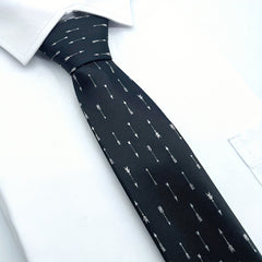 1pc Men's Arrow Print Necktie Business Necktie