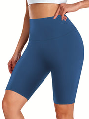 Women's High Stretch Yoga Shorts - Slim Fit and Comfortable