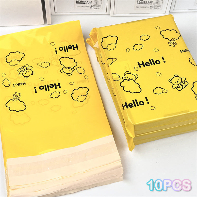 10pcs Pink Waterproof Self Adhesive Seal Bag