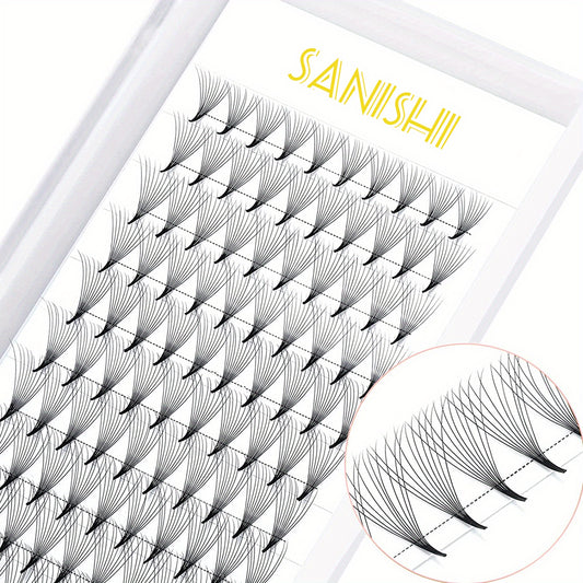 10D 0.07 Premade Spiky Eyelash Cluster Lashes D Curl 10DD
