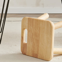 Solid Wood Small Stool Outdoor Detachable Fishing Stool