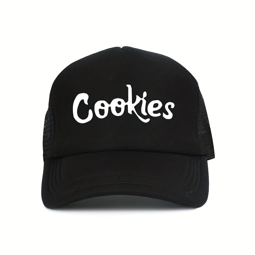 Cookies Baseball Cap Men's Mesh Cap Breathable Outdoor Casual Hip Hop Cap