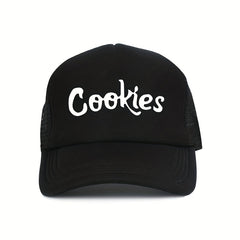 Cookies Baseball Cap Men's Mesh Cap Breathable Outdoor Casual Hip Hop Cap