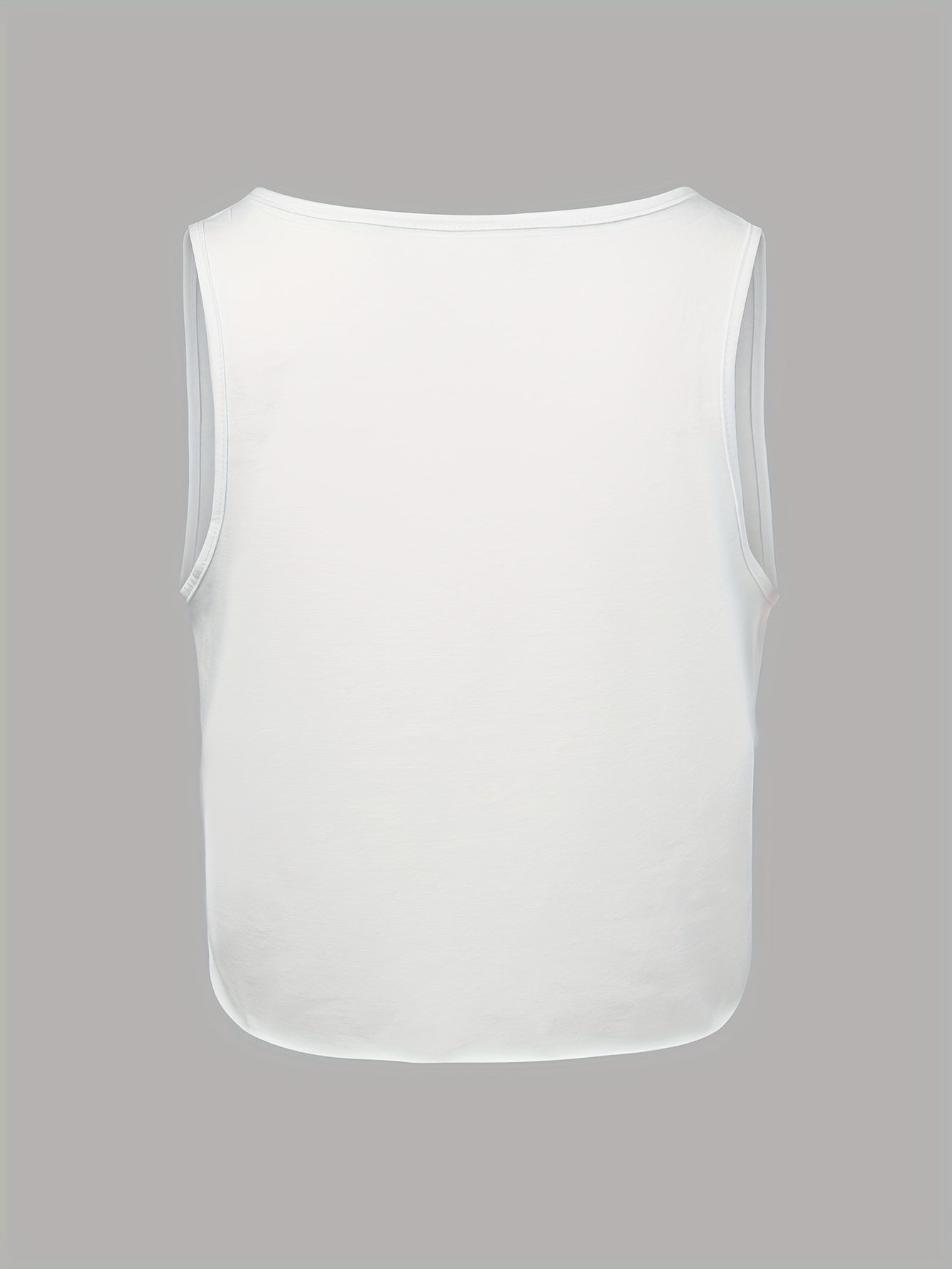 American Flags Tank Top Crew Neck Sleeveless Independence Summer Top