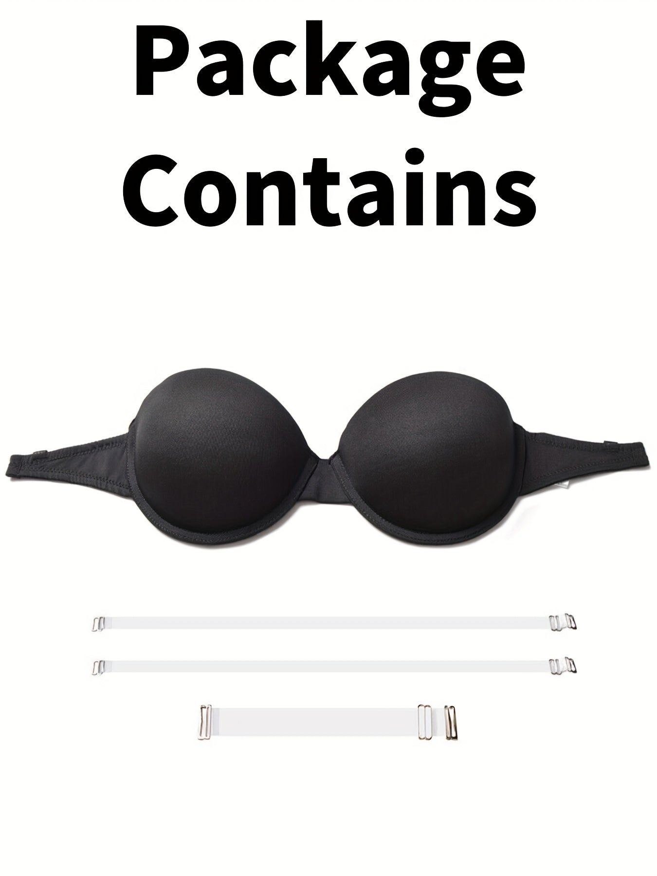 Strapless Push Up Bra Comfy & Breathable Women's Lingerie