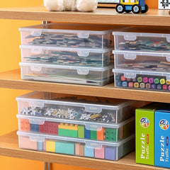 Puzzle Storage Box Toy Building Block Sorting Box for Children
