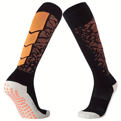 Breathable Non Slip Knee High Sports Socks for Running Basketball Football