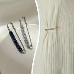 3pcs Rhinestone Brooch Safety Pin for Girls