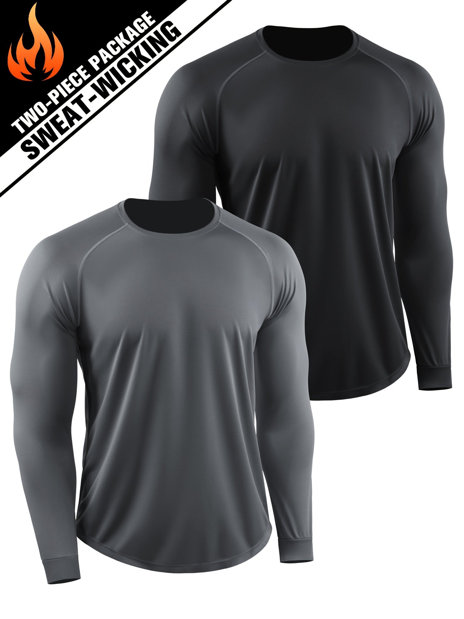 Men's Quick Drying Long Sleeve Compression T-shirt