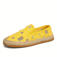 Men's Lightweight Slip On Canvas Shoes For Traveling Jogging