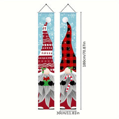 Christmas Porch Couplet Banner Decoration Welcome Banner