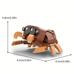 125pcs Spider MOC Building Block Set Creative Construction Toy Plastic Material
