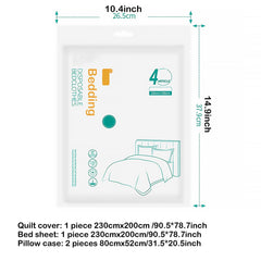 Travel Disposable Towel Bath Bedding Duvet Cover Pillowcase