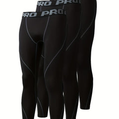 Men's Quick Dry Compression Leggings for Gym Fitness