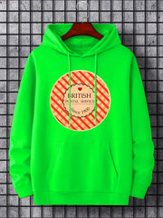British Postal Service Print Hoodie for Men