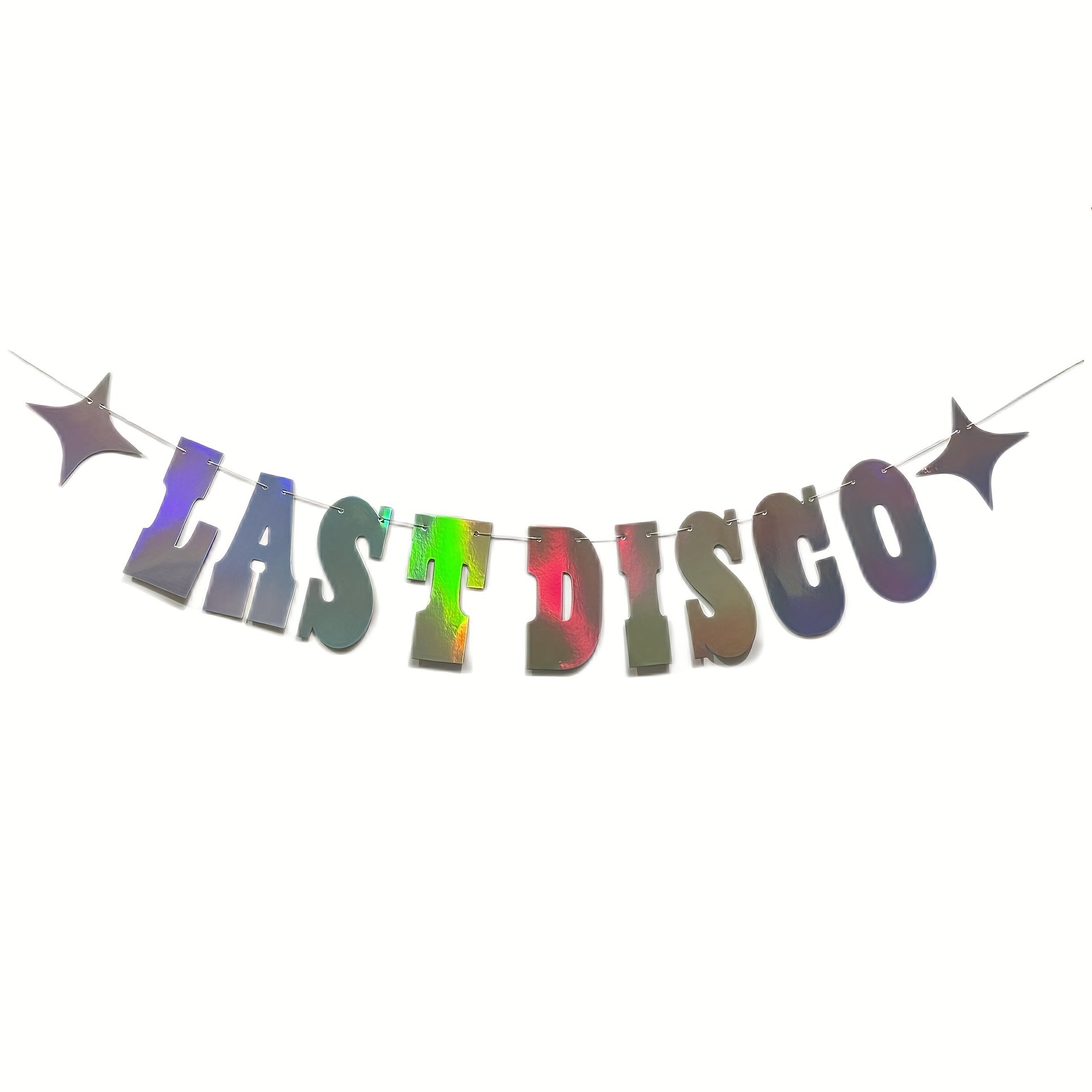 Disco Bride's Gift Party Holographic Laser Banner