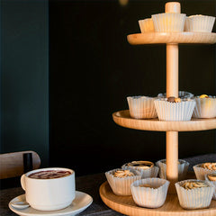 Wooden Cake Tray Cupcake Display Stand Wedding Party Cake Stand