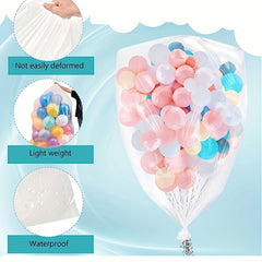 Peabownn Transparent Balloon Bag for Protection and Transport