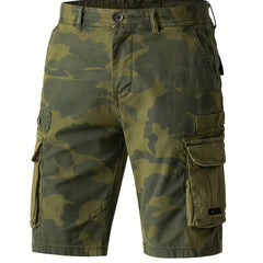 Men s Camo Cargo Shorts Lightweight Flap Pocket Work Outdoors