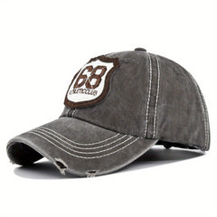 Vintage Distressed Dad Hat Embroidery Patch Baseball Cap