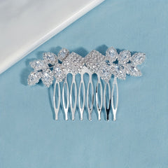 Rhinestone Alloy Hair Comb Head Jewelry for Wedding Prom