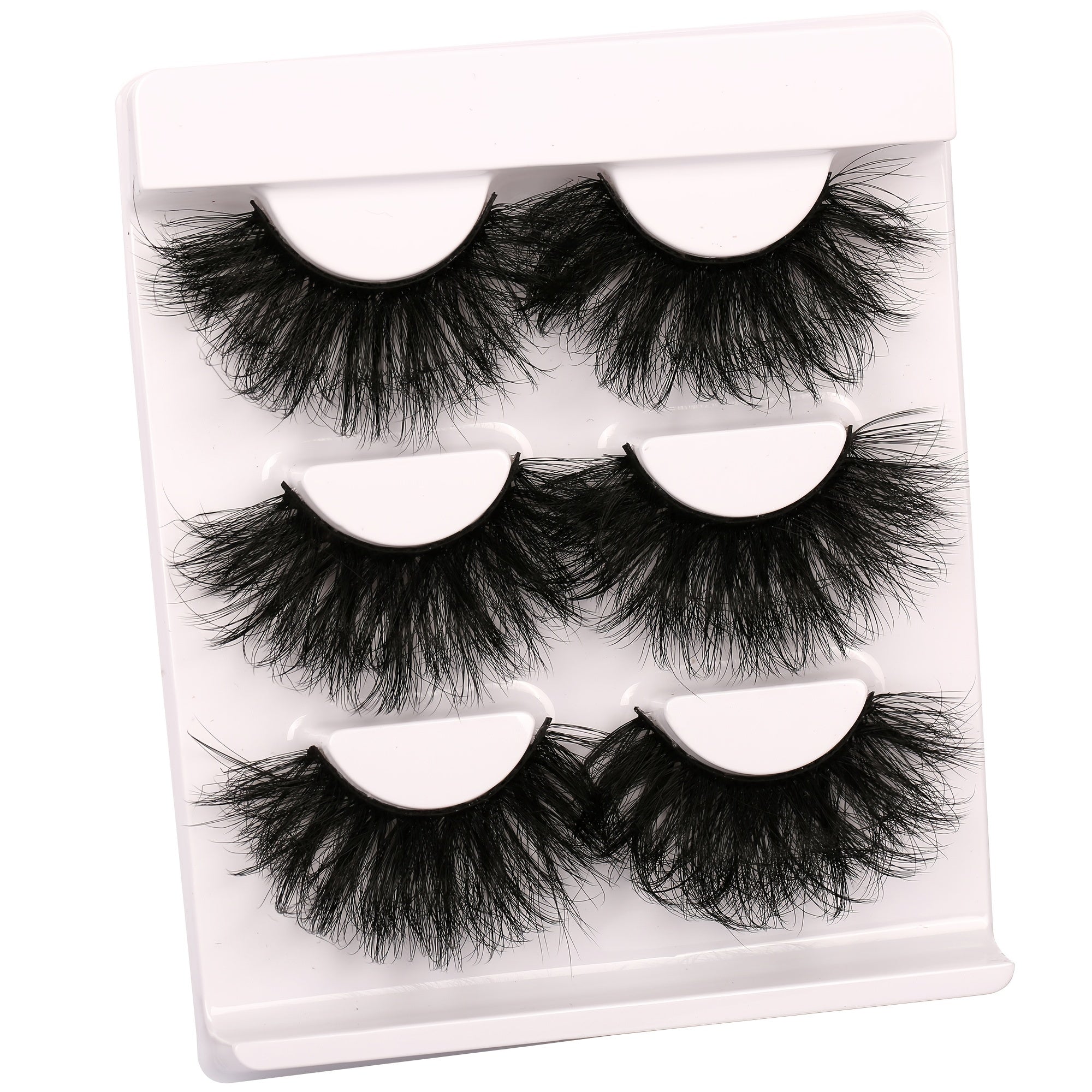 3 Pairs Cat Eye Fluffy Faux Mink Lashes