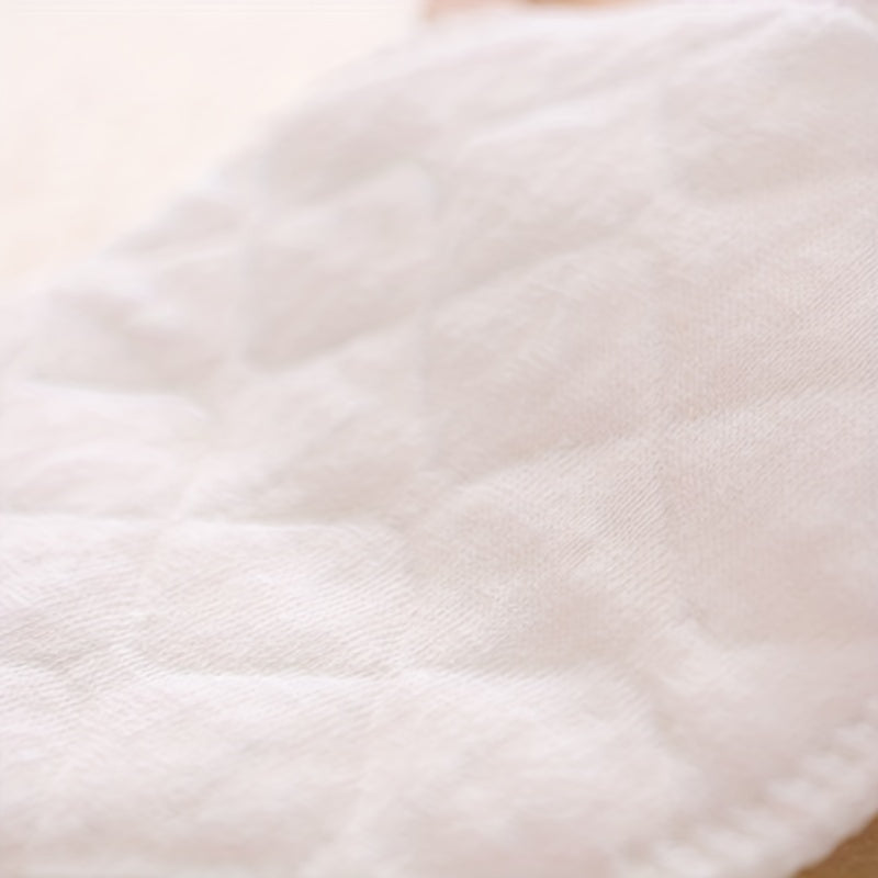 12pc Reusable Cotton Breast Pads, Anti-Overflow, Washable & Thicken