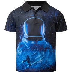 Teenagers Space & Astronaut Polo Shirt for Boys & Girls