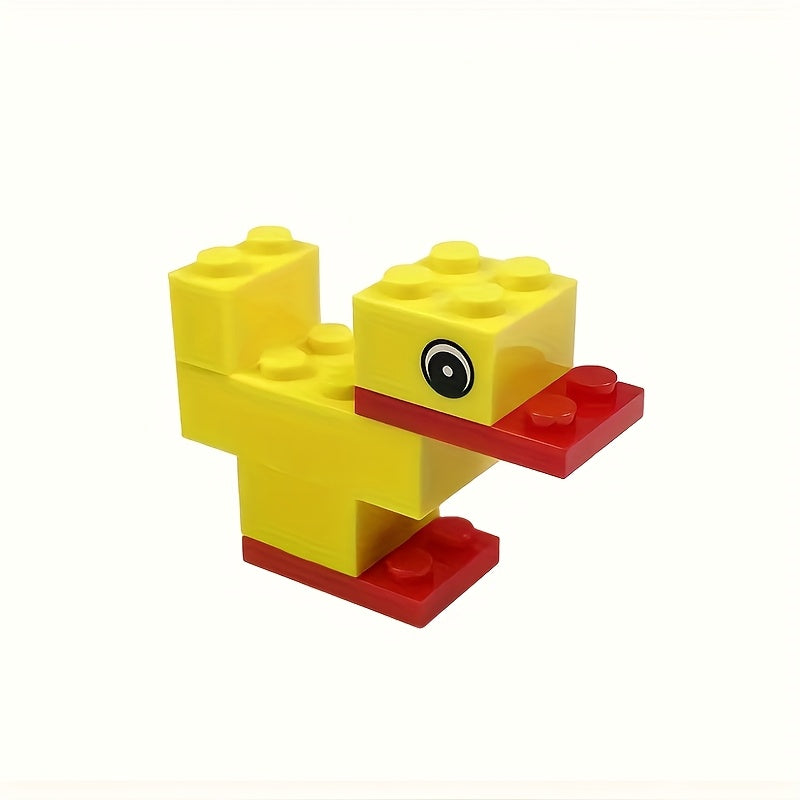 Farm Animal MOC Duck 6pcs Building Blocks DIY Toy