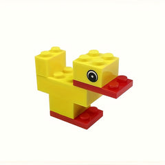 Farm Animal MOC Duck 6pcs Building Blocks DIY Toy