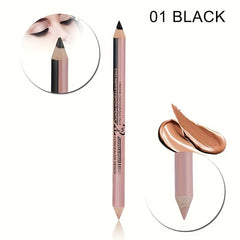 2-in-1 Eyeliner Eyebrow Pencil Concealer Stick