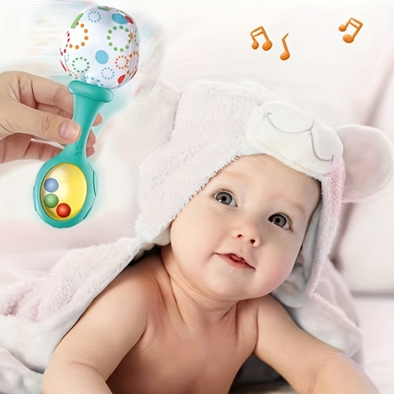 Sha Chui Newborn Baby Hearing Grip Training Bell Toy