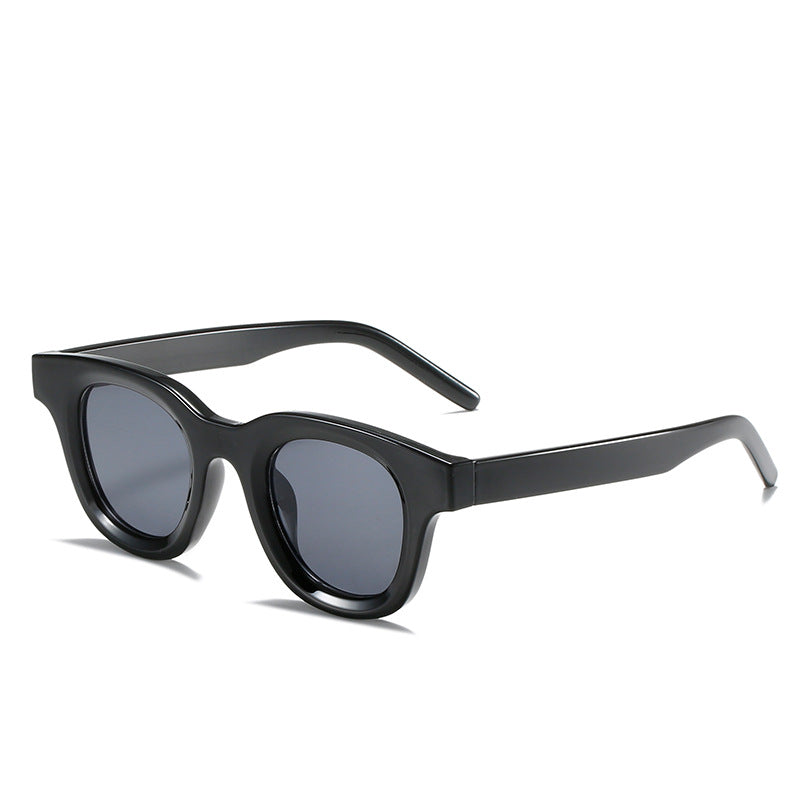 Vintage Oversized Oval Sunglasses Women Sun Protection Tinted Lenses