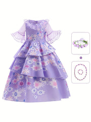 Encanto Princess Long Dress With Bag