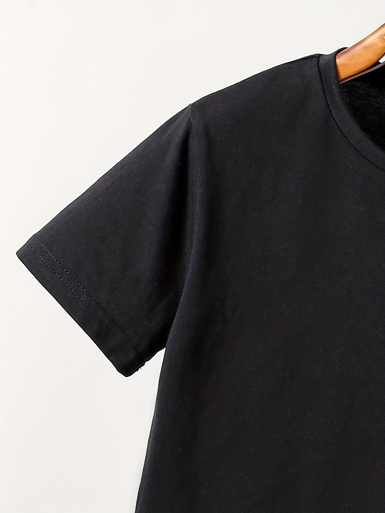 Boy's Happy Face Print T-shirt & Shorts Set for Summer