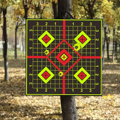 25pcs Shooting Targets w/ Self Stick Splatter Paper 15 24 Cm