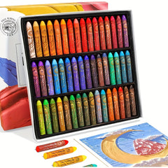 48 Colors Soft Pastels Set Creamy Vibrant Art Supplies for Artists