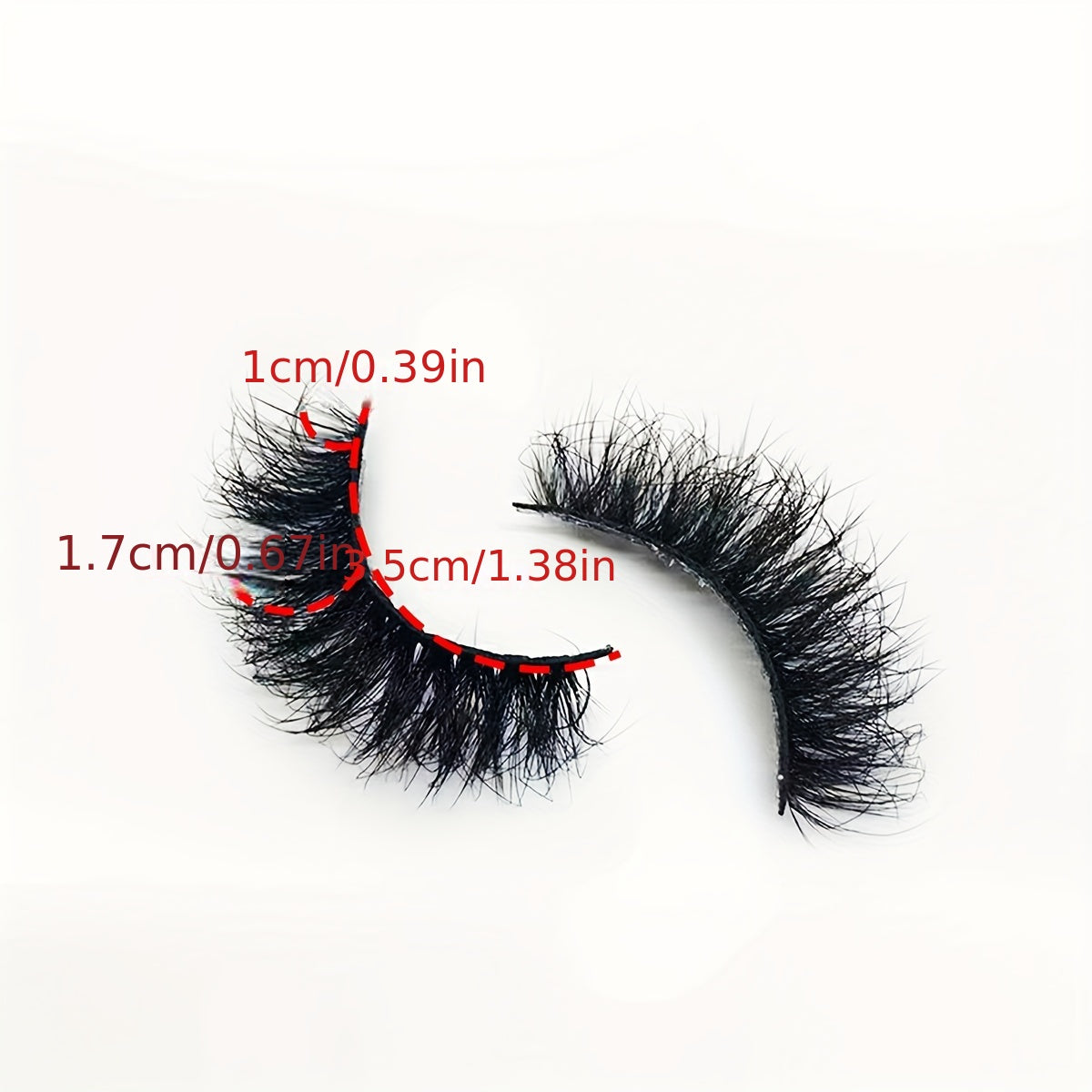 Natural Cross Dramatic False Eyelashes 18mm