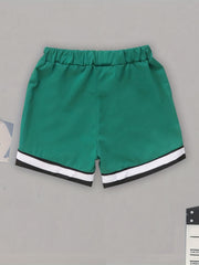 Boys Striped Shorts Quick Drying Outdoor Summer Casual