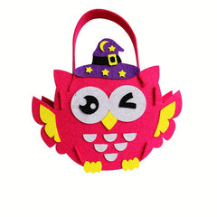 Halloween Candy Bag Non Woven DIY Handbag Pumpkin Bucket