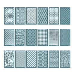 1pc 15X9cm Silk Screen Printing Template for Clay Earrings DIY