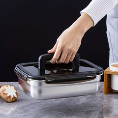 XL Storage Container w/ Handle & Sealed Lid for Freshkeeping - Bento Box