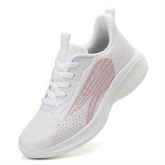 Breathable Mesh Walking Shoes Soft Sole Athletic Sneakers For Women