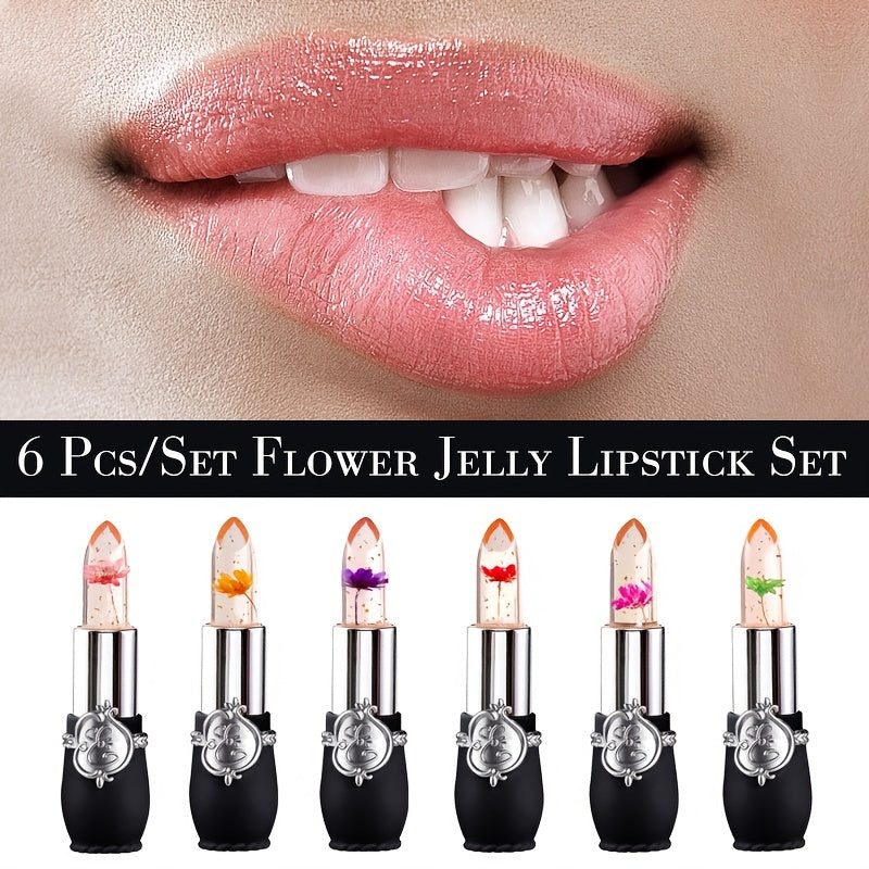 Long Lasting Lipstick Set with Moisturizing Lip Balm