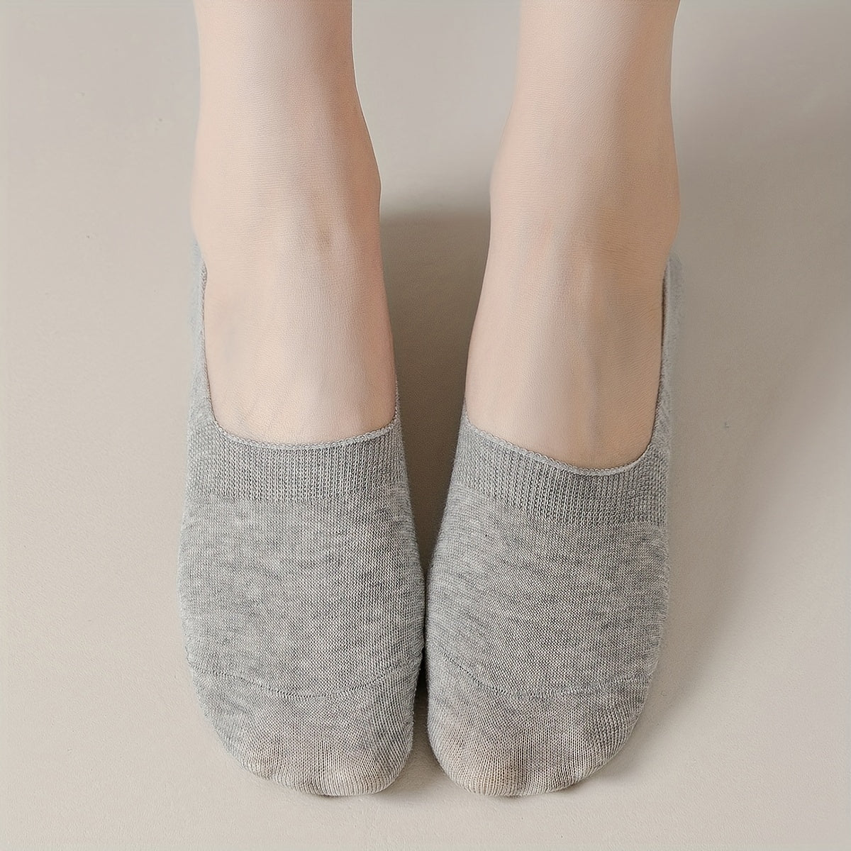 15 Pairs Solid Invisible Socks Low Cut Ankle Socks Women's Stockings