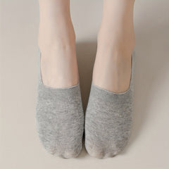 15 Pairs Solid Invisible Socks Low Cut Ankle Socks Women's Stockings