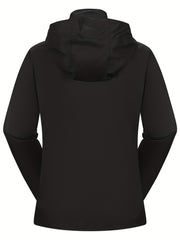 Waterproof Rain Jacket Lightweight Outdoor Hooded Jacket Women's Activewear