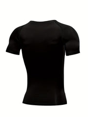 Men's Quick Dry Compression T-Shirt for Gym Running Fitness